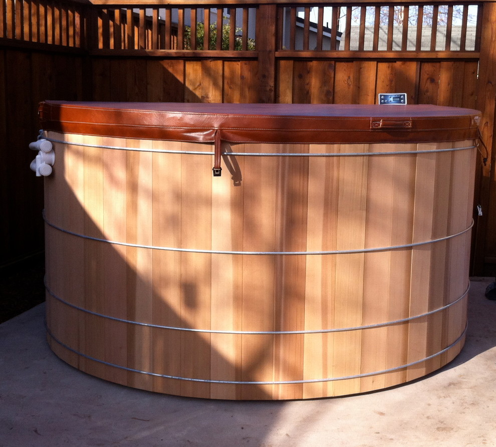 Wooden hot tub installations Traditional Pool Santa Barbara by