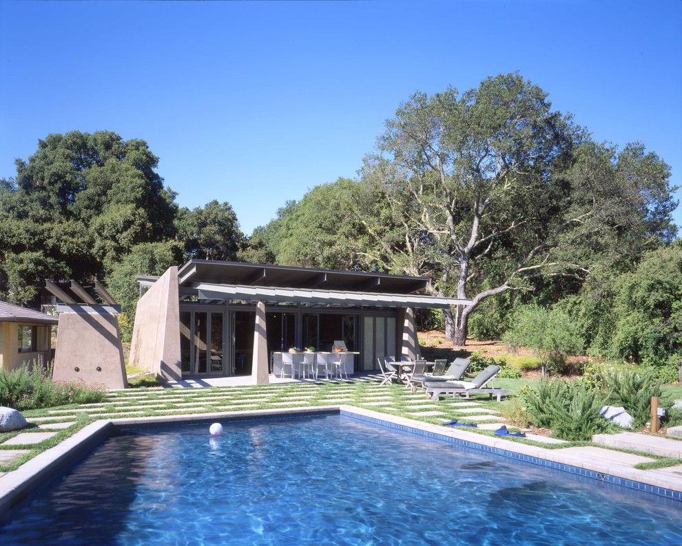 Woodside Pool House Contemporary Pool San Francisco by Dan
