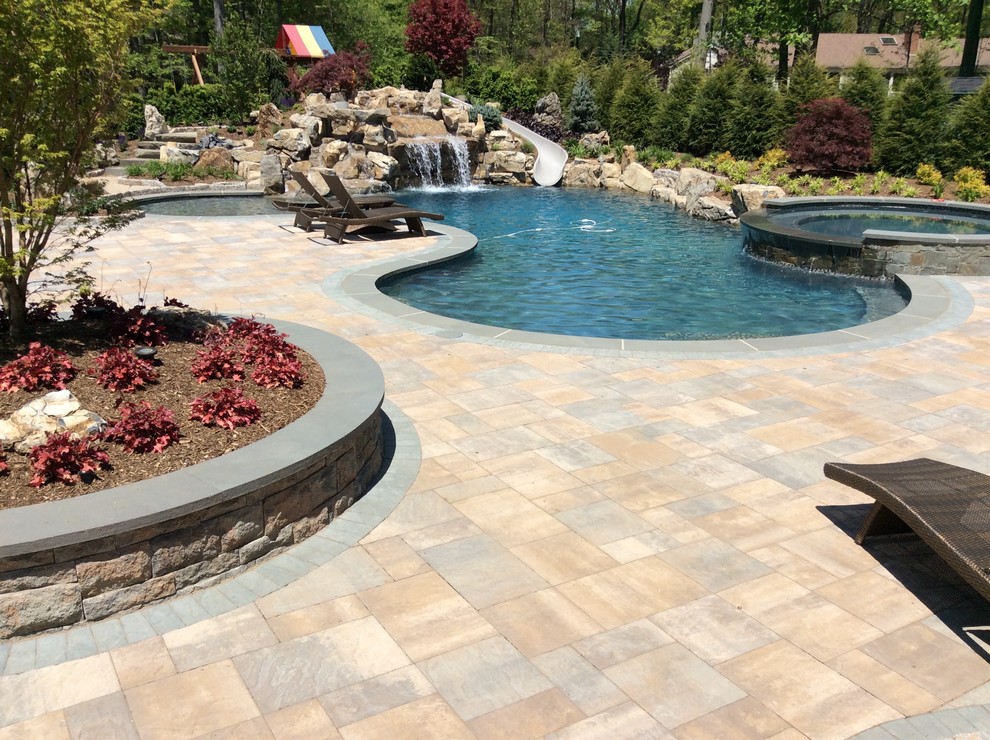 Wyckoff, NJ Backyard Oasis Traditional Pool Newark by Cambridge