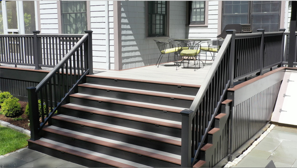 0158 Emerson Back Yard Renovation Porch Boston by Provost