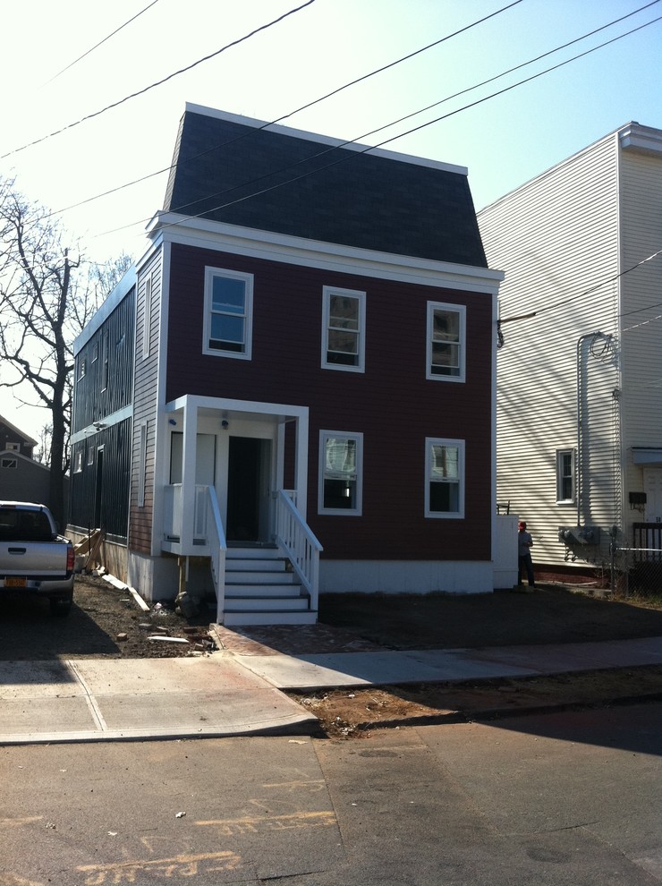 This is an example of an industrial porch design in Bridgeport.