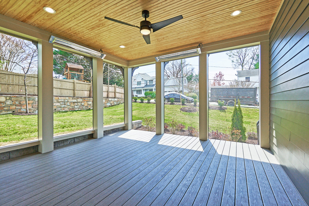 35th St. Transitional Porch DC Metro by Cherry Hill Custom