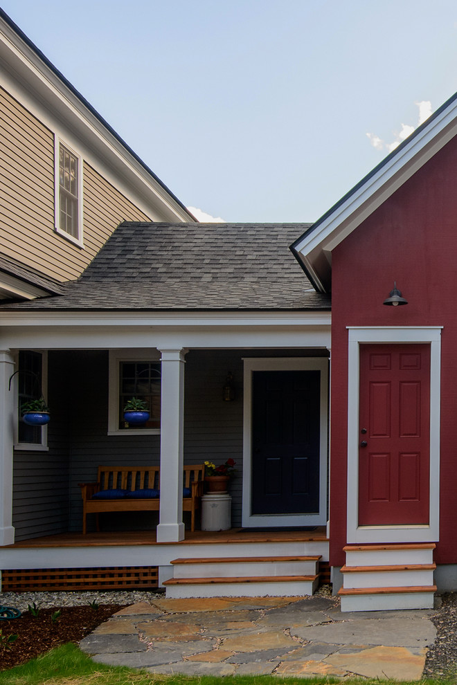 A Cape in the Valley Farmhouse Porch Burlington by Vermont