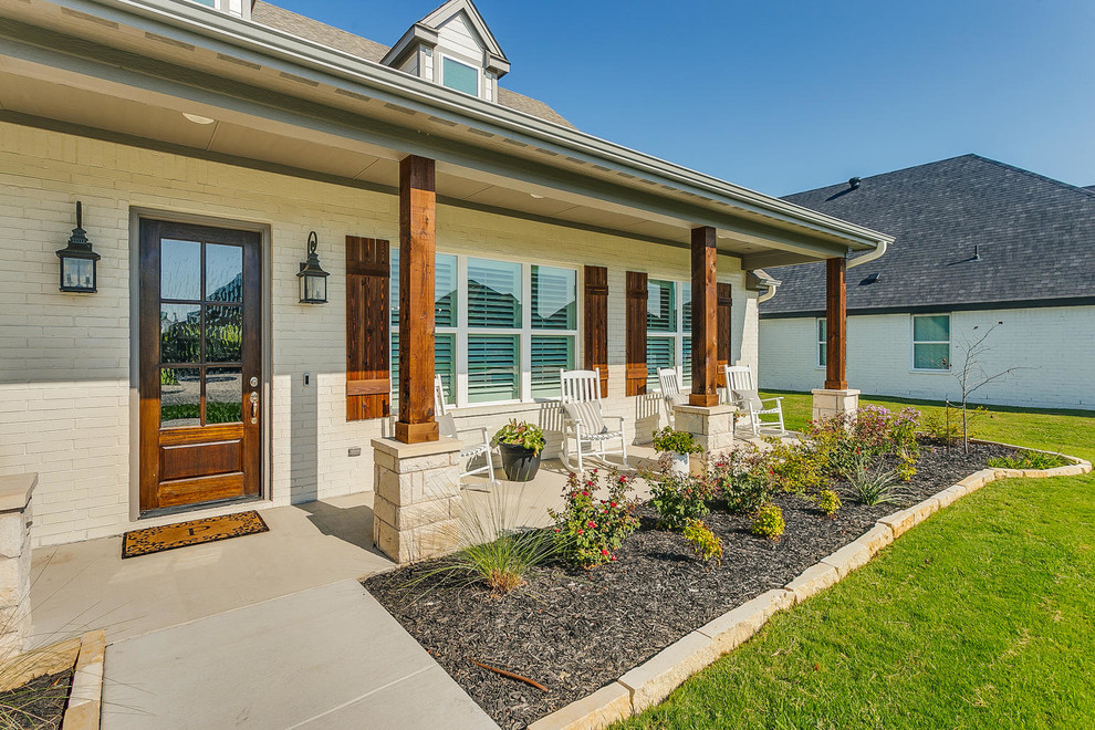A Sampling of Our New Construction - Rustic - Porch - Dallas - by ...