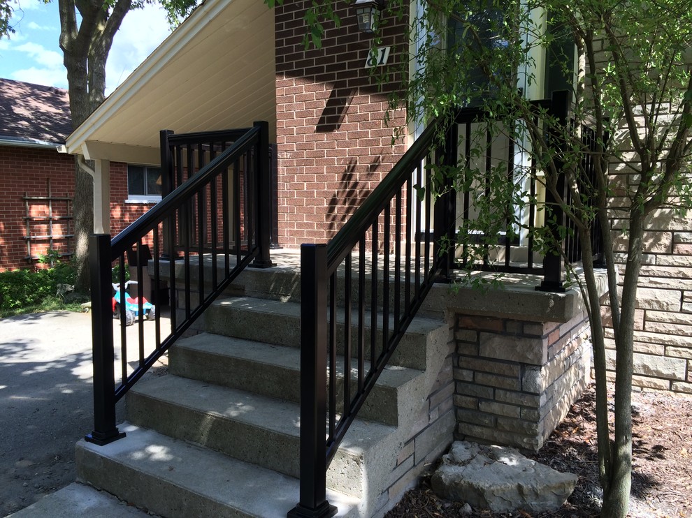 Aluminum Spindle Porch Railings 114 Contemporary Porch Toronto