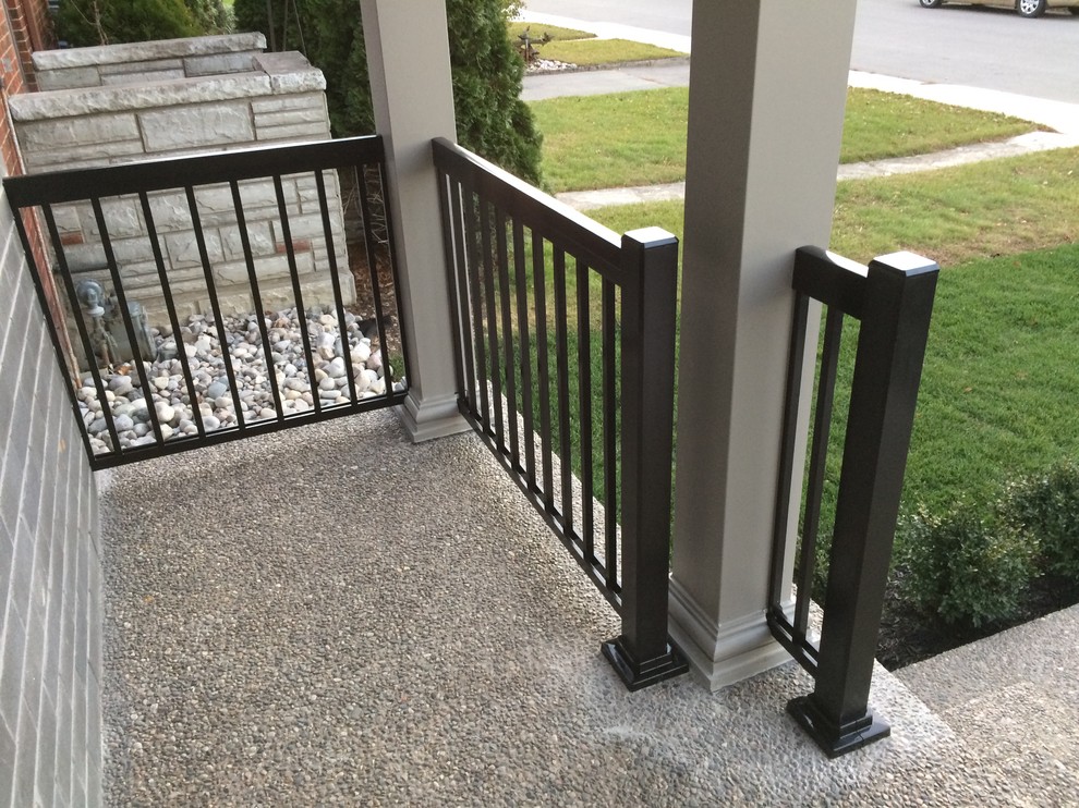 Aluminum Spindle Porch Railings 125 Contemporary Porch Toronto