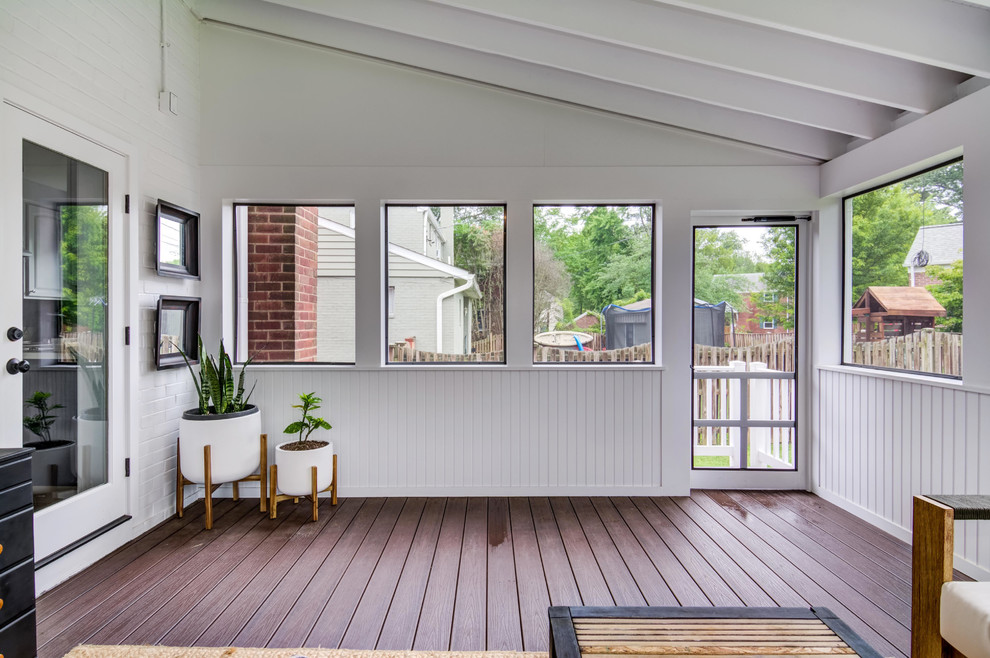 Arlington Forest Screen Porch Contemporary Porch DC Metro by