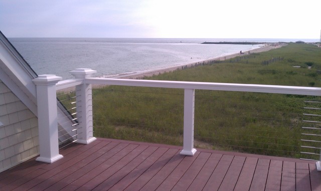 Balcony Railings With Stainless Steel Cable Rail - Contemporary - Patio -  Portland - by Stainless Cable Railing