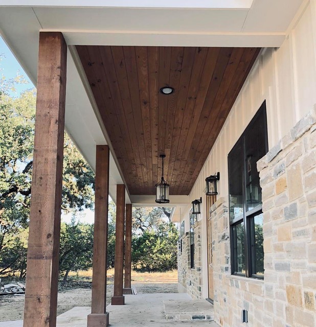 Shiplap Ceiling On Porch | Shelly Lighting