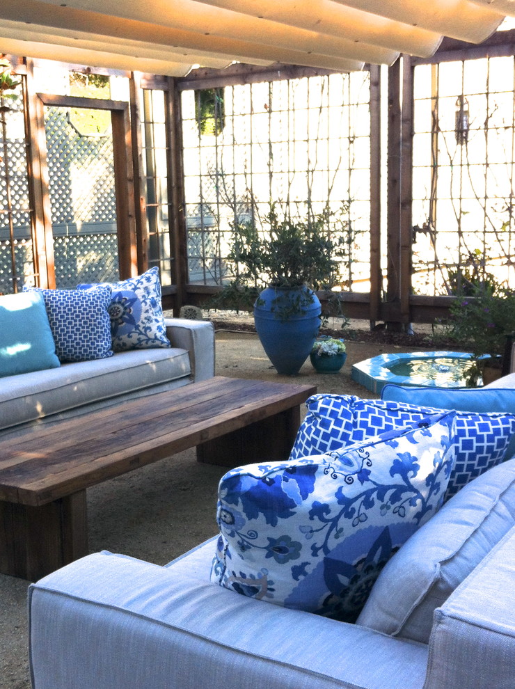 Bel Air Garden rooms Mediterranean Porch Los Angeles by