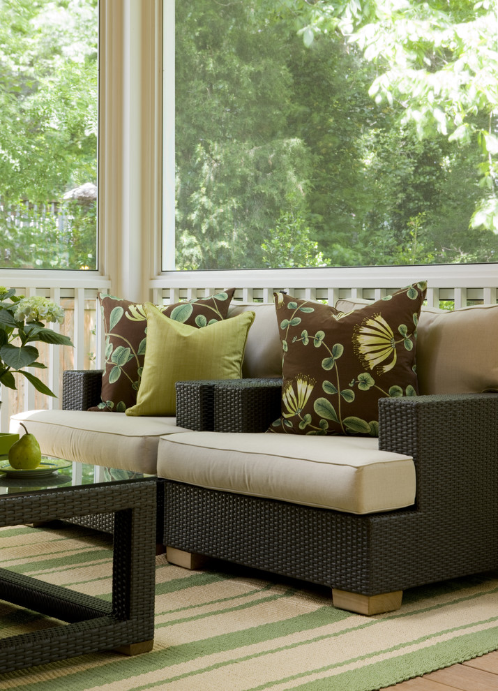 Bethesda Traditional Porch DC Metro by Liz Levin Interiors Houzz