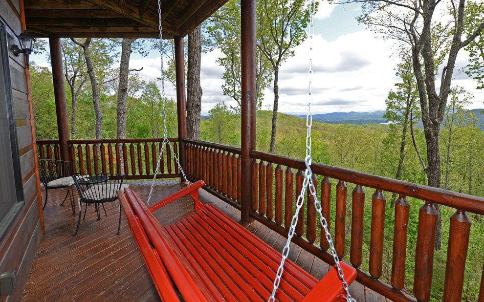 Blue Ridge Vacation Rental Cabins Rustic Porch Atlanta by Envision  Houzz