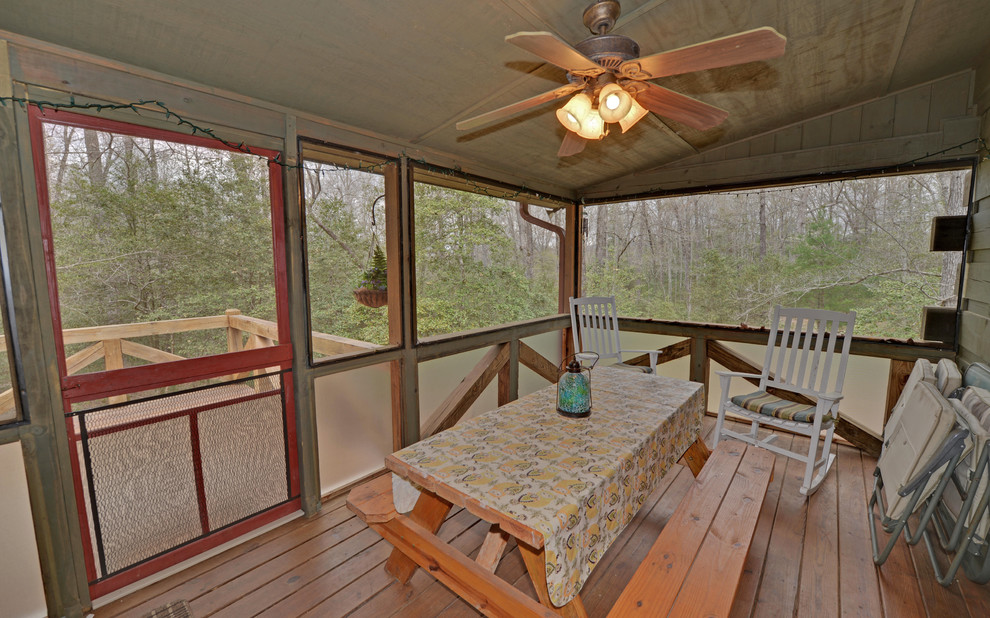 Blue Ridge Vacation Rental Cabins Farmhouse Porch Atlanta by Envision  Houzz