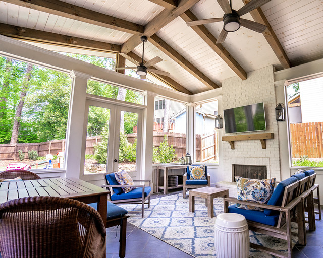 Brookhaven Porch Verandah Atlanta by Infinite Home Houzz AU