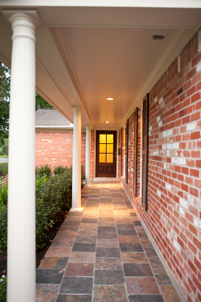 Brookmere Traditional Porch Houston by Crafted Custom Homes + Renovations Houzz