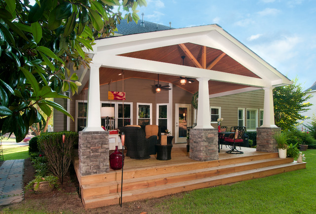 Brookstone III Acworth GA Craftsman Porch Atlanta by