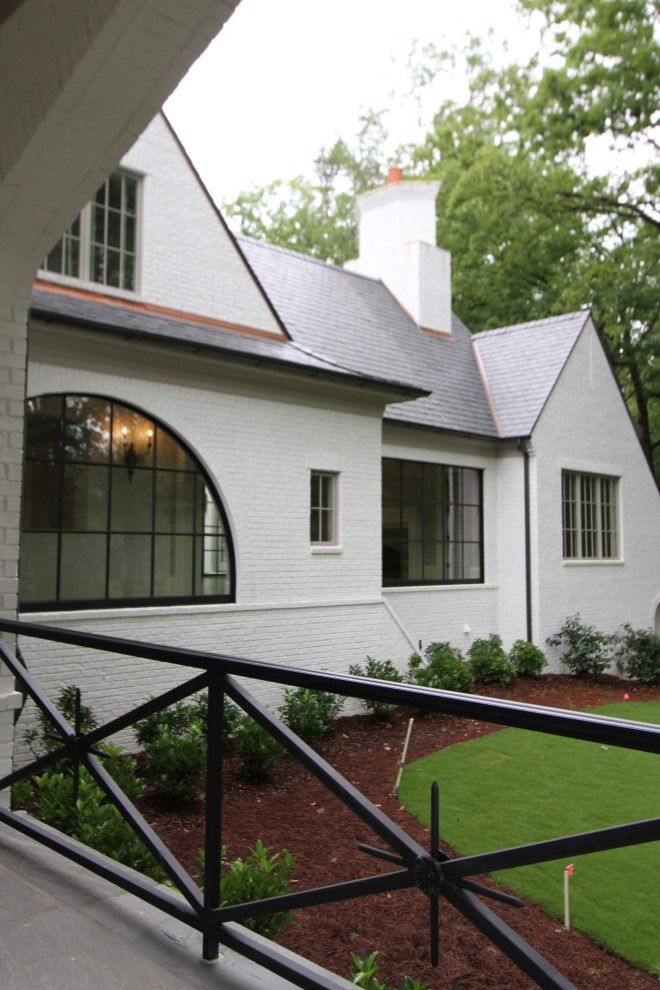 Buckhead Custom Home Transitional Porch Atlanta by Vincent