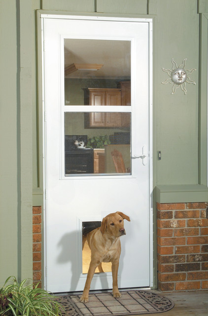 Top door with pet door built in Hotsell Black Friday