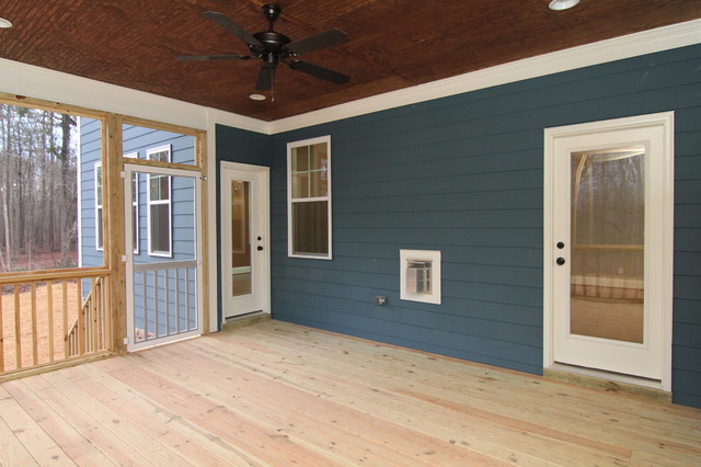 Bunglehouse Blue Home with Backyard Porch - Traditional - Veranda ...