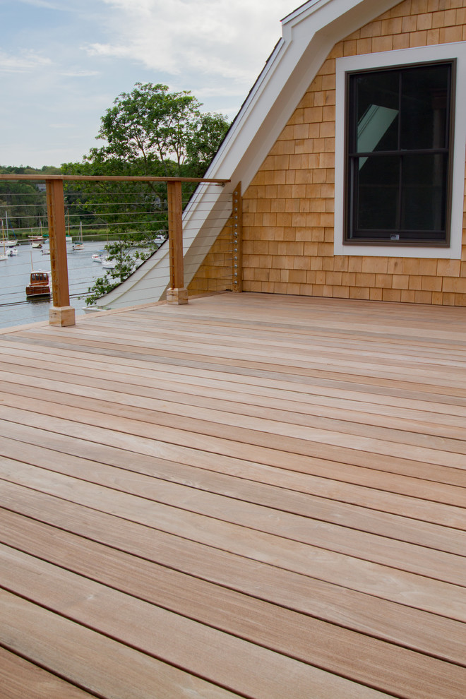 Cape Cod Roof Deck Ipe Tropical Hardwood Craftsman Porch