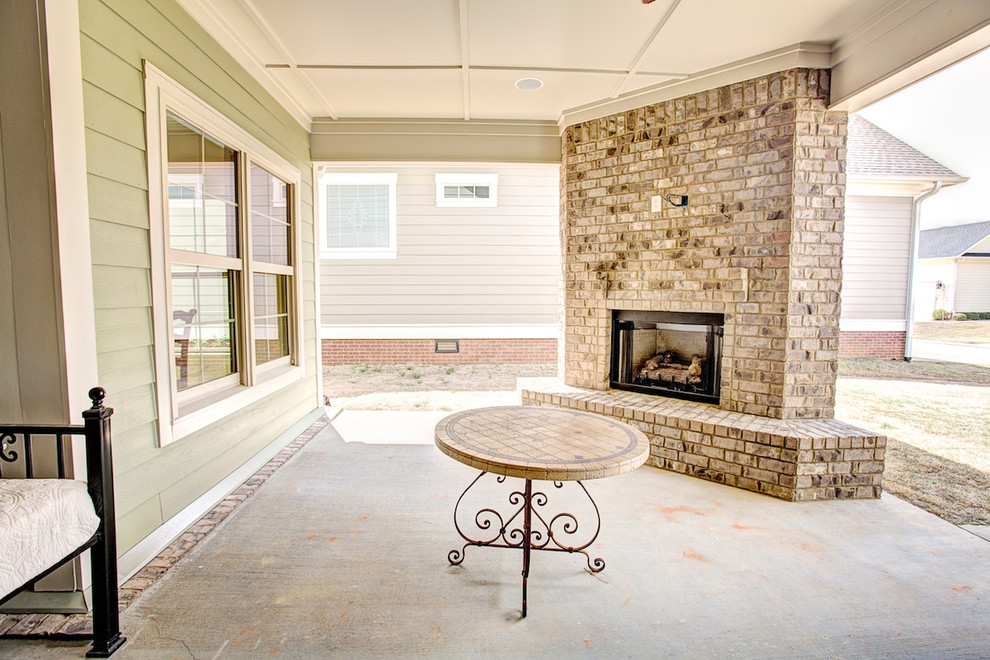 This is an example of a traditional porch design in Birmingham.