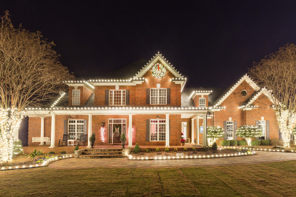 Christmas Douglasville 2016 Craftsman Porch Atlanta by Lights