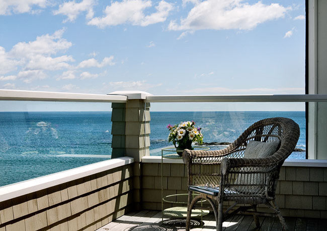 Photo of a nautical veranda in Boston.