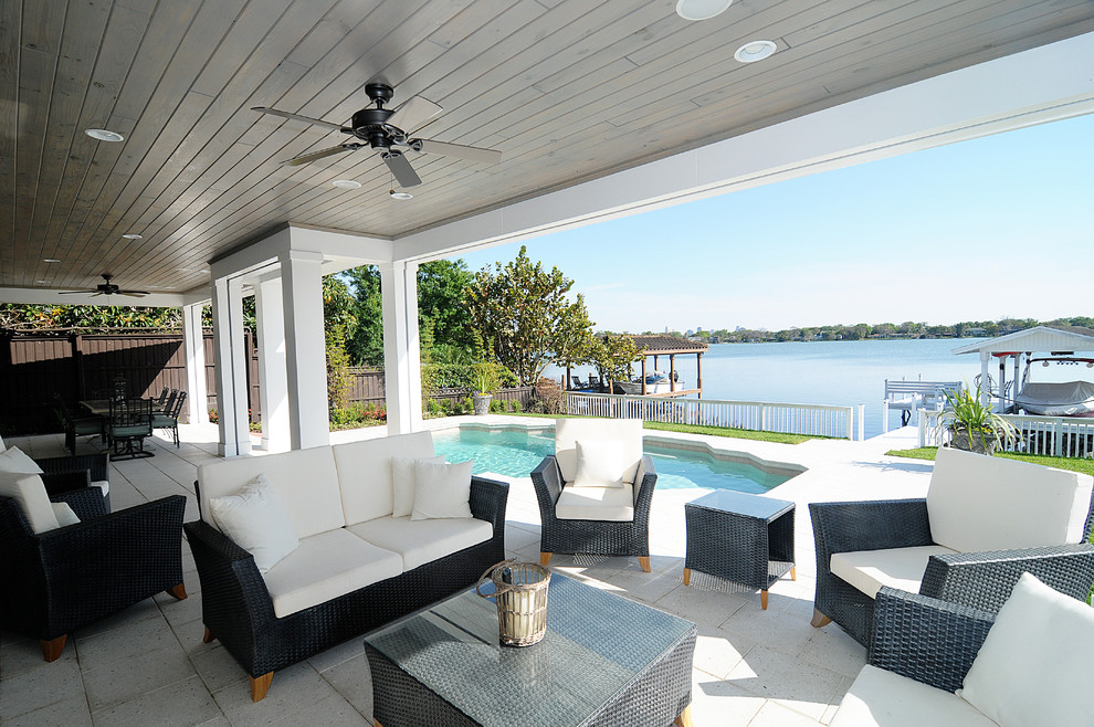 College Park Porch / Lanai Contemporary Porch Orlando by BASSO