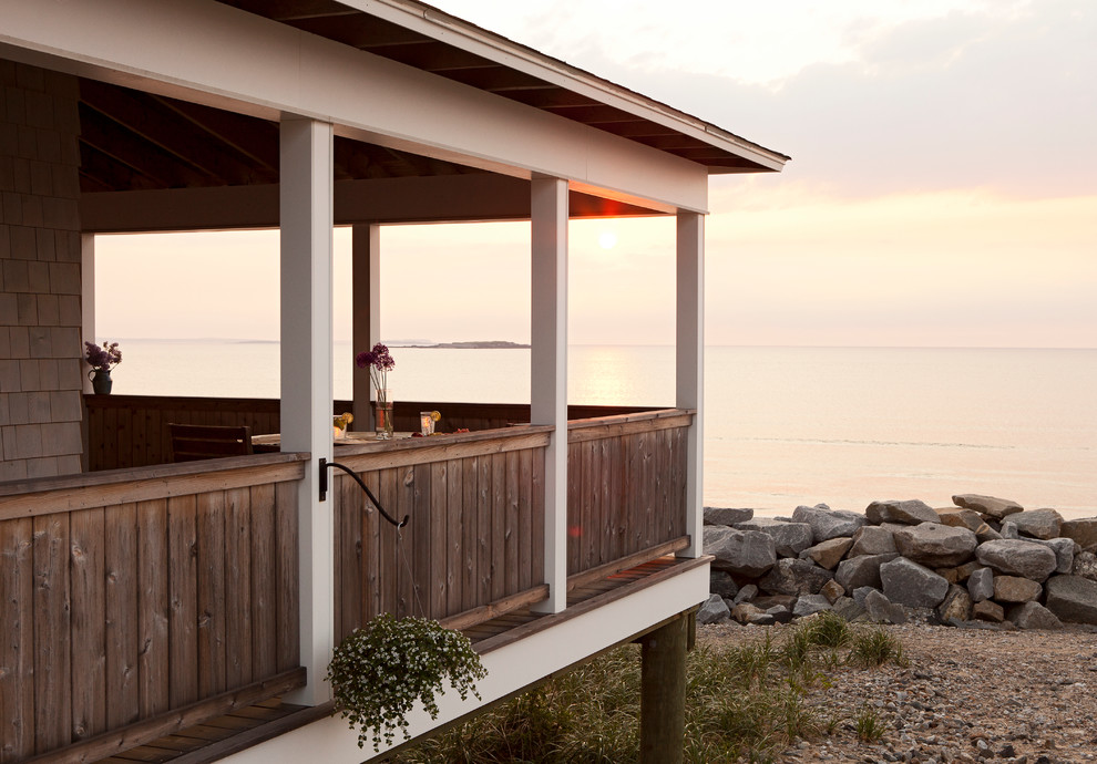 Complete Renovation of Beach house in Saco Coastal Veranda