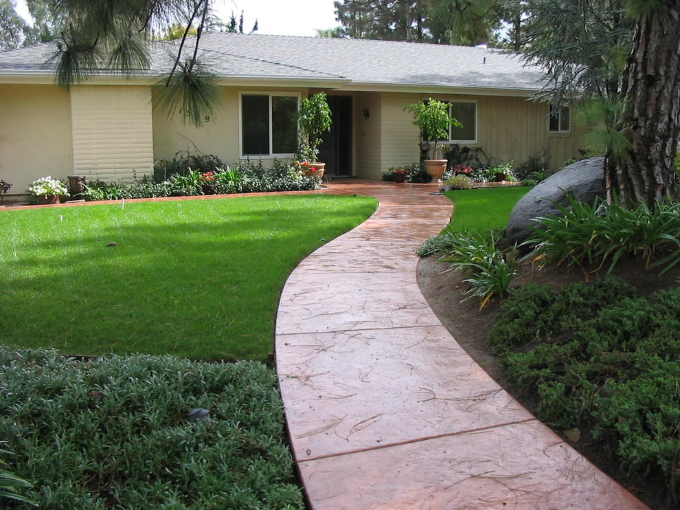 Concrete Craftsman Porch San Diego by CITY CONCRETE Houzz