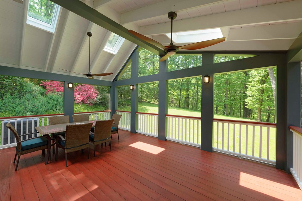Contemporary Vienna Kitchen Remodel and ScreenedIn Porch Addition