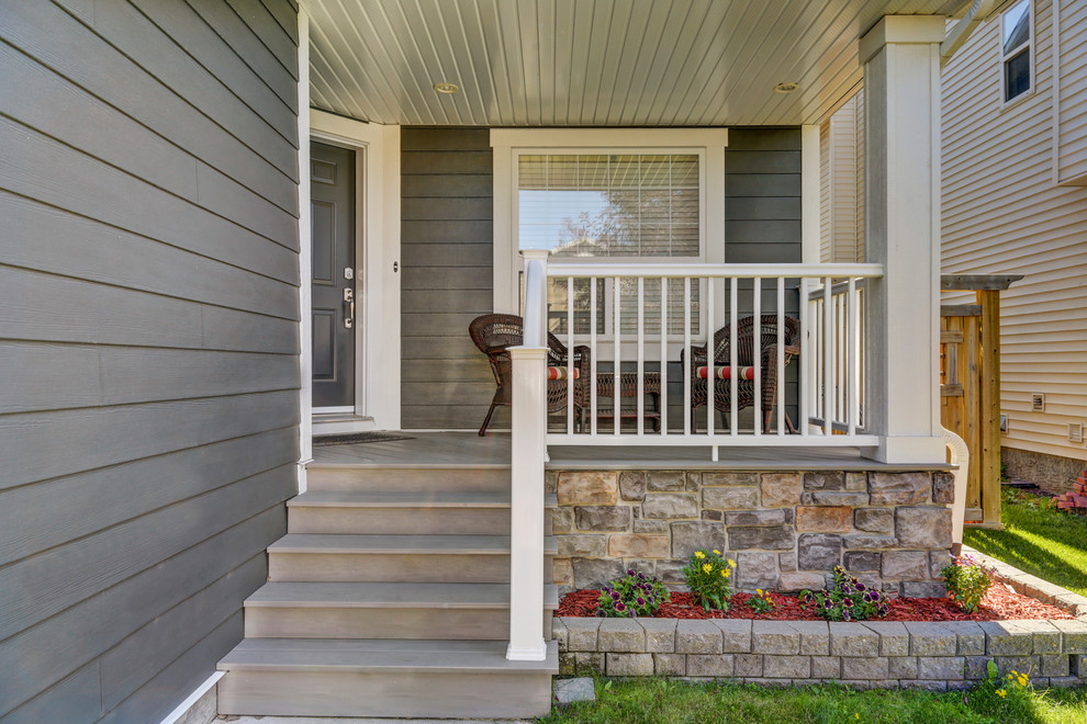 Cougar Hieghts Traditional Porch Calgary by TRU Exteriors Houzz