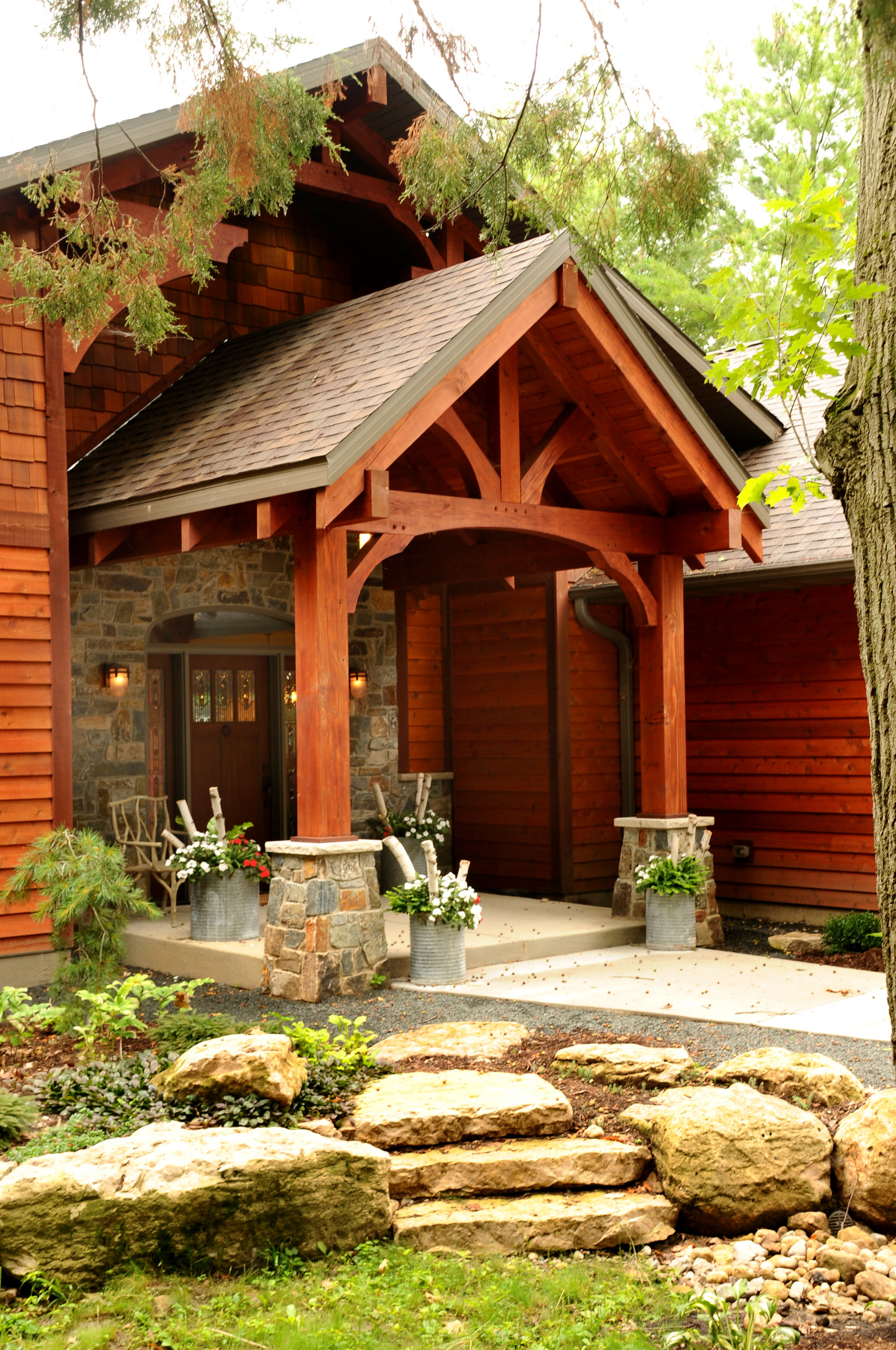 75 Rustic Front Porch Ideas You ll Love March 2024 Houzz