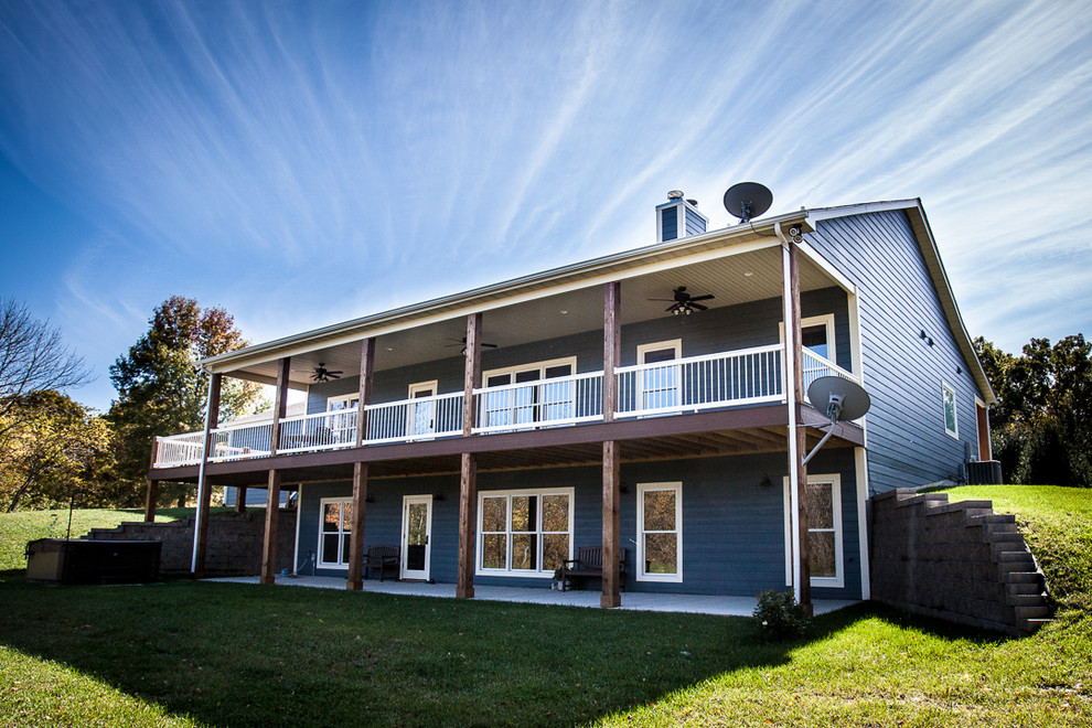 Craftsman Country Ranch Home in Glencoe, Missouri Craftsman Porch St Louis by Hibbs