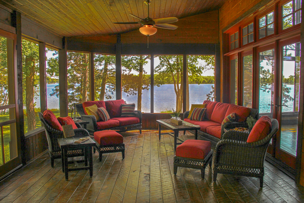 Crosslake Cabin - Rustic - Porch - Minneapolis - by ...