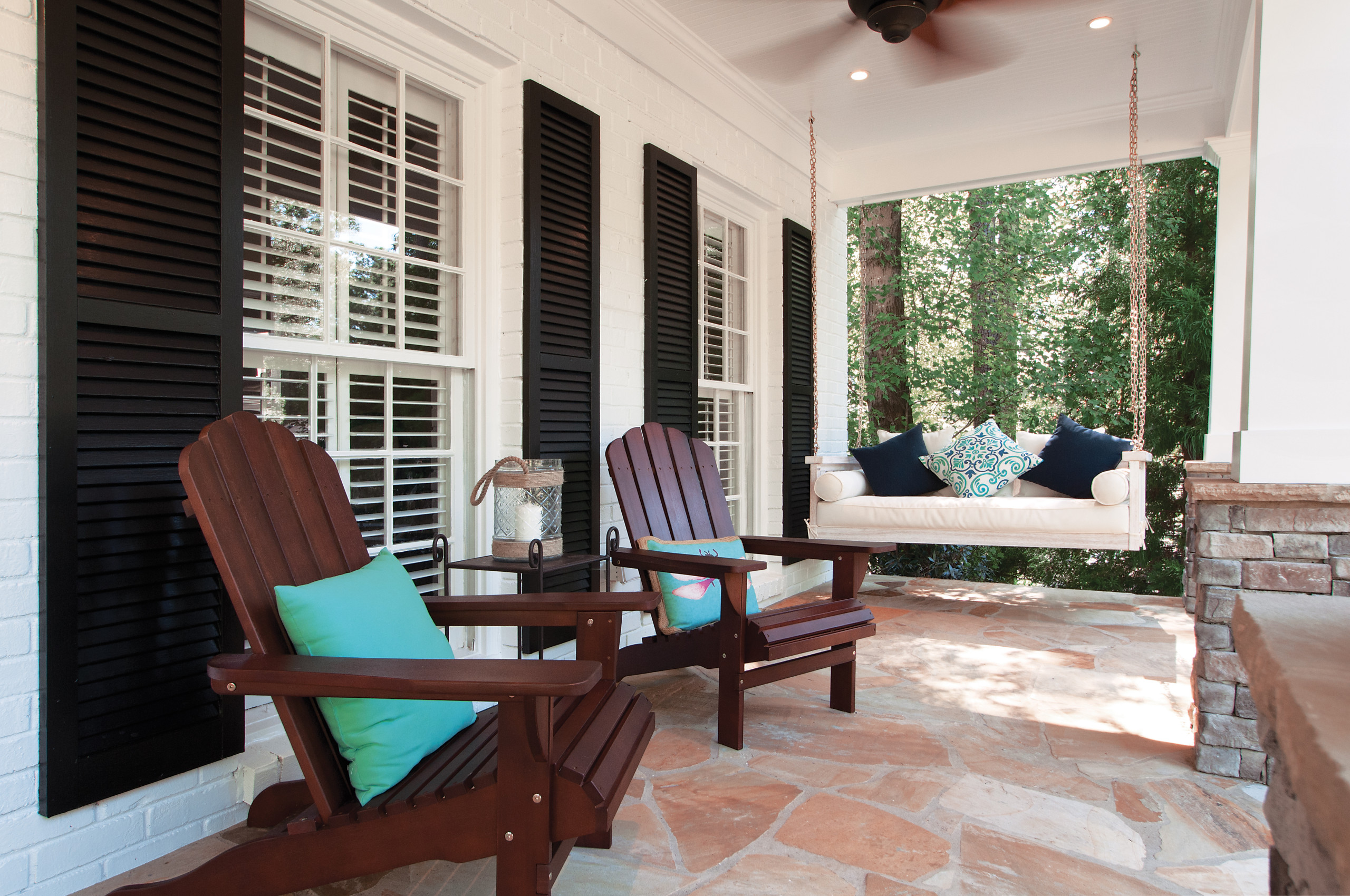 Full Length Front Porch - Photos & Ideas | Houzz