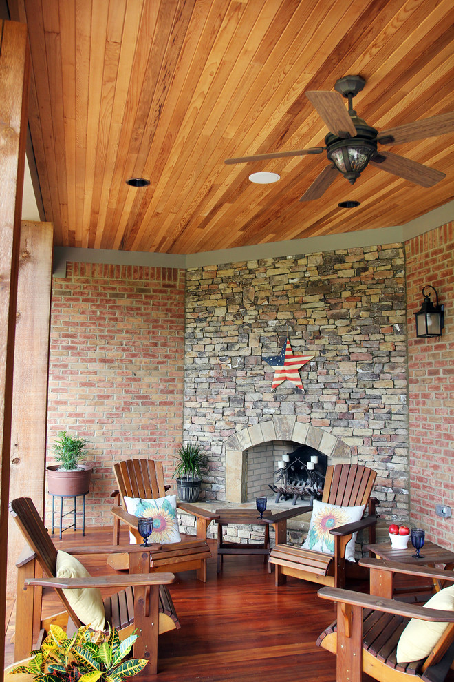 Cumming Home 1 Traditional Porch Atlanta by Thomas Lumber