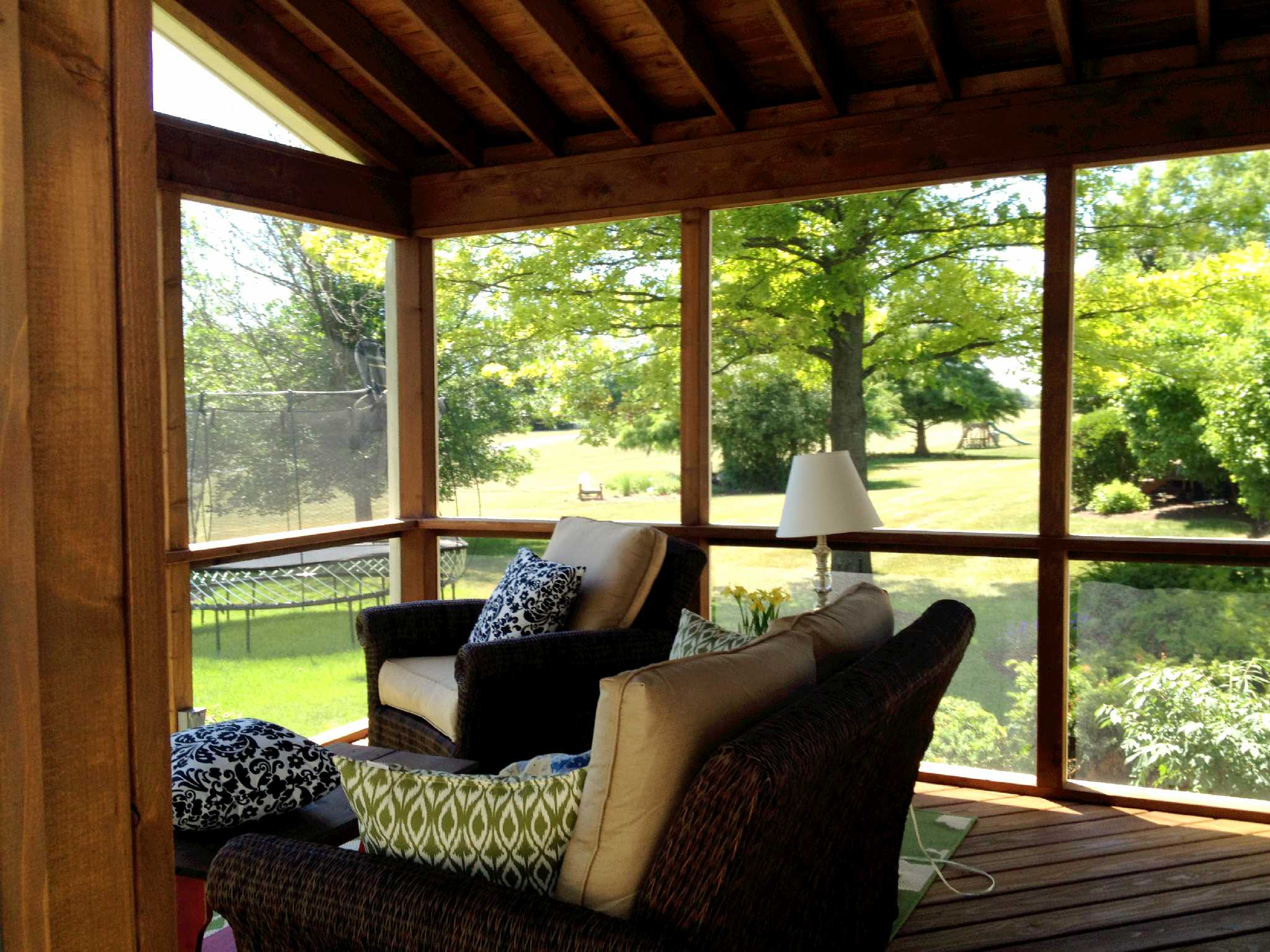 Custom Designed Screen Porch, Patio, and Fire Pit - Traditional - Porch -  Chicago - by Archadeck of Chicagoland | Houzz