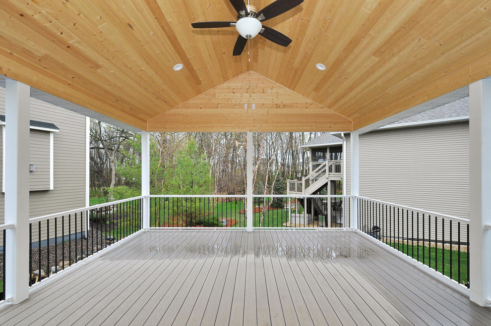 Custom Rambler in Maple Grove, MN Porch Minneapolis by JPC Custom