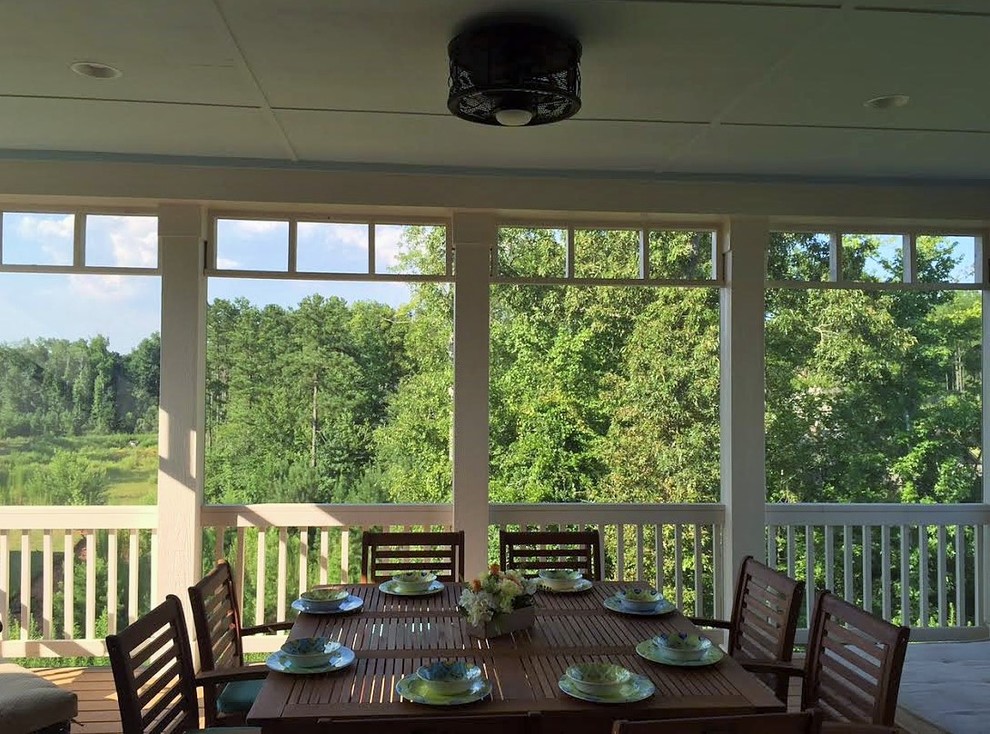 Custom Screened Porch Traditional Veranda Atlanta by Petry