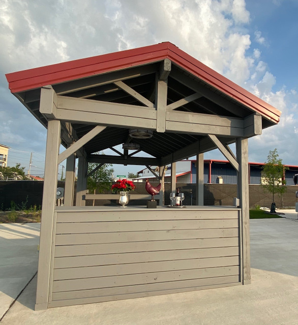 Custom Tailgating Pavilion Éclectique Porche Autres périmètres