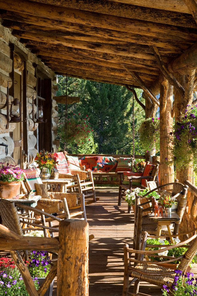 Double D Ranch - Main House - Rustic - Porch - Other - by Miller