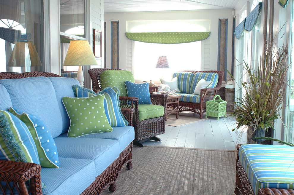 Dover Bluff Beach Style Porch Portland Maine By Cottage Home Houzz Dover Bluff Beach Style Porch, Cottage Furniture Kittery Maine
