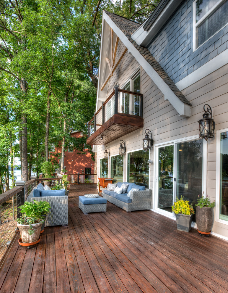 Eagles Landing Lake House Contemporary Porch Atlanta by Bonsai