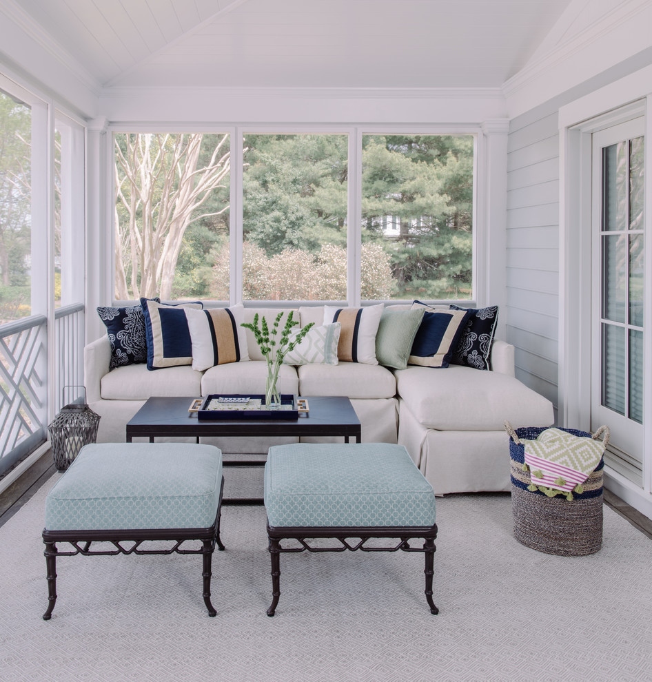 Eastern Shore Traditional Made Modern - Beach Style - Porch - DC Metro ...