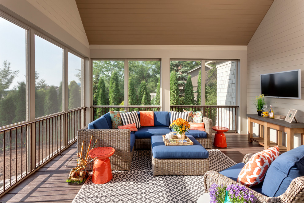 Edina Parkwood Knolls Traditional Porch Minneapolis by John