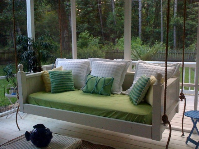 Emerson Bed Swing From Vintage Porch Swings Charleston Sc Traditional Veranda By Llc Houzz Vintage Porch Swings Charleston Sc, Patio Bed Swing
