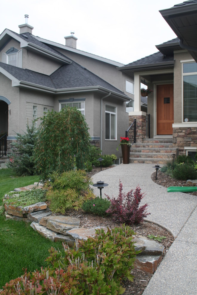 Evergreen Traditional Porch Calgary by Your Space By Design Houzz