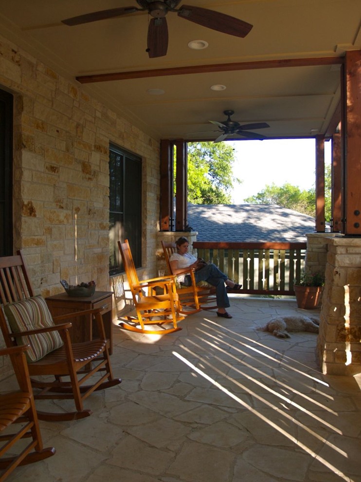 Trendy porch photo in Austin