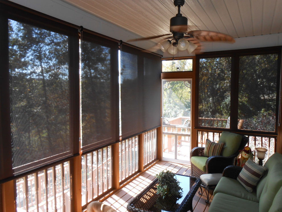 Exterior Roller Shades in Clay, AL Traditional Porch Birmingham